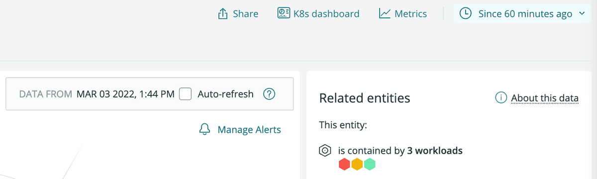 New Relic One - Cluster explorer - Time picker and Auto-refresh